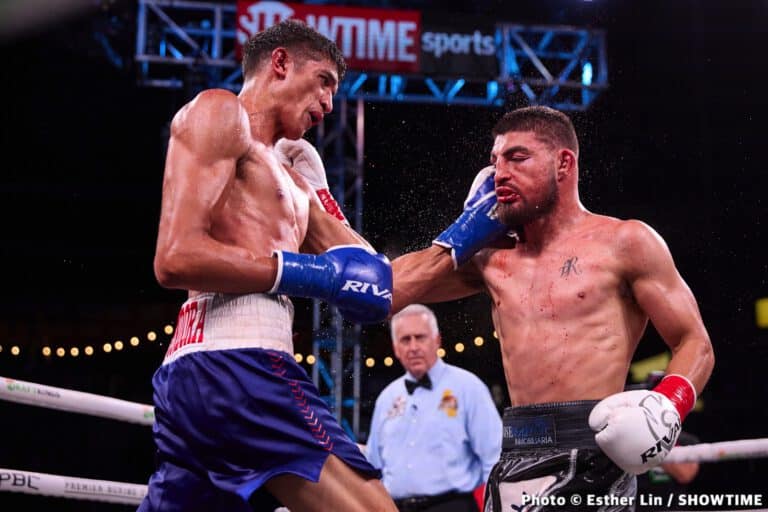 Sebastian Fundora defeats Carlos Ocampo - Boxing Results