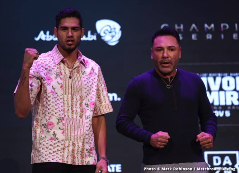 Ramirez to offset Bivol's style with volume punching says Oscar De La Hoya