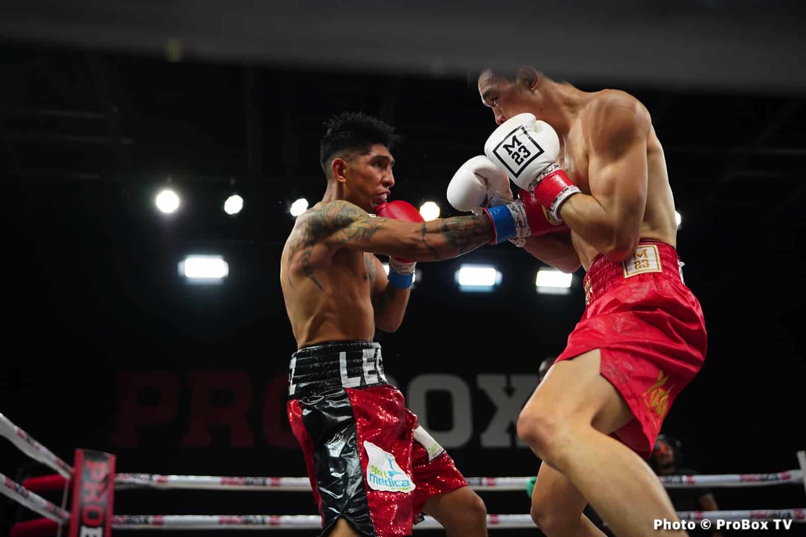 Boxing photo: Brandon Benitez, Xu Can image Benitez defeats Xu Can on ProBox TV - Boxing Results