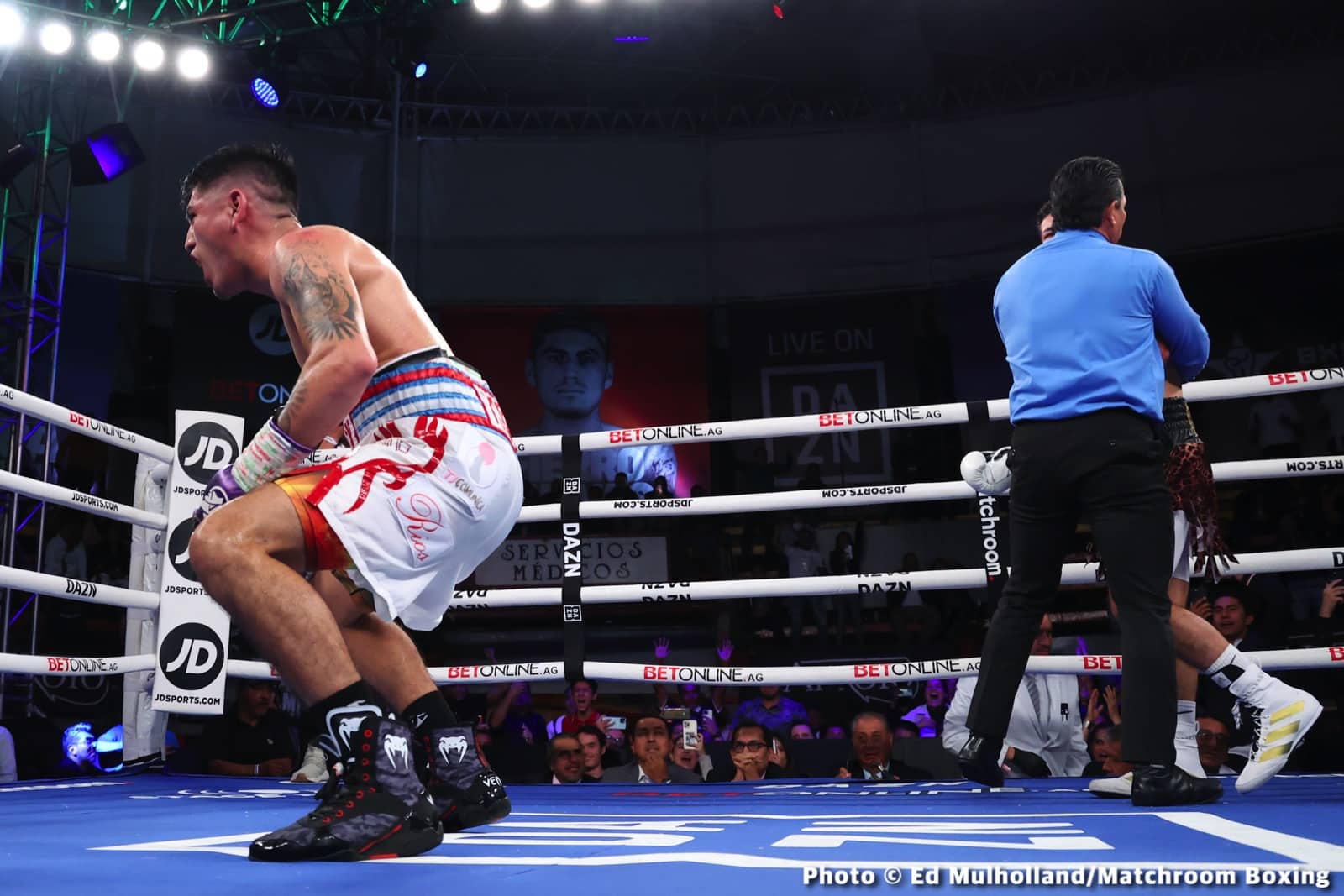 Mauricio Lara destroys Jose Sanmartin - Boxing Results