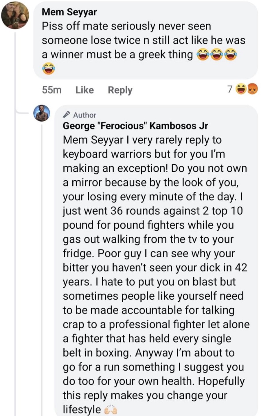 George Kambosos Jr Lays Into Keyboard Warrior, Shuts Him Down