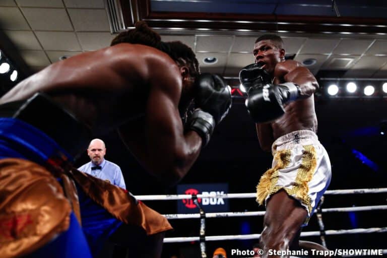 Sena Agbeko Upsets Top Prospect Isaiah Steen - Boxing Results