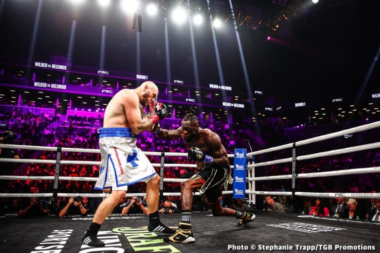 Photos: Deontay Wilder destroys Helenius