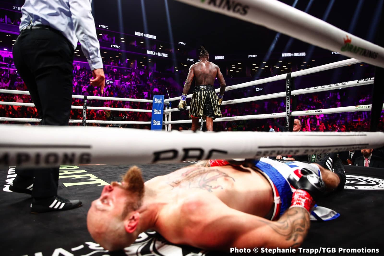 Deontay Wilder obliterates Robert Helenius in 1st round - Boxing Results