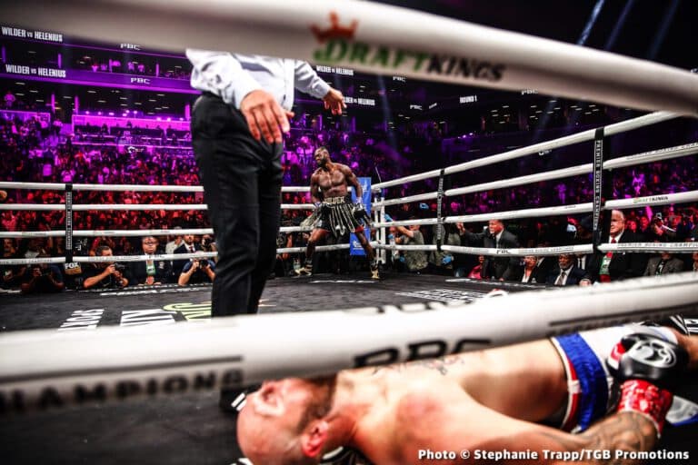 Deontay Wilder obliterates Robert Helenius in 1st round - Boxing Results