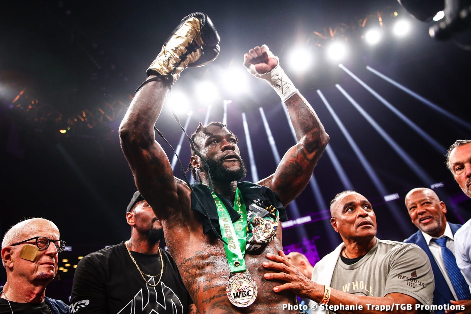 Wilder on KO of Helenius: "I set him up"