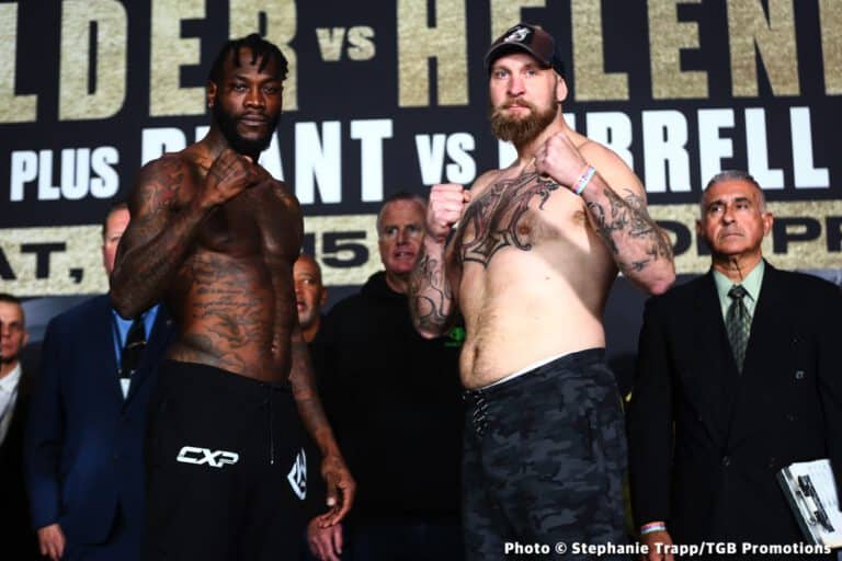 Will Deontay Wilder retire if he loses to Robert Helenius?