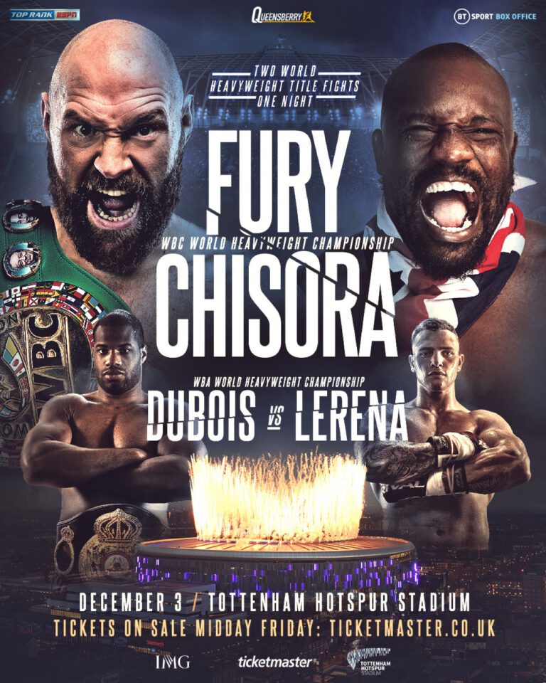 Derek Chisora deserves title shot against Tyson Fury says Dillian Whyte