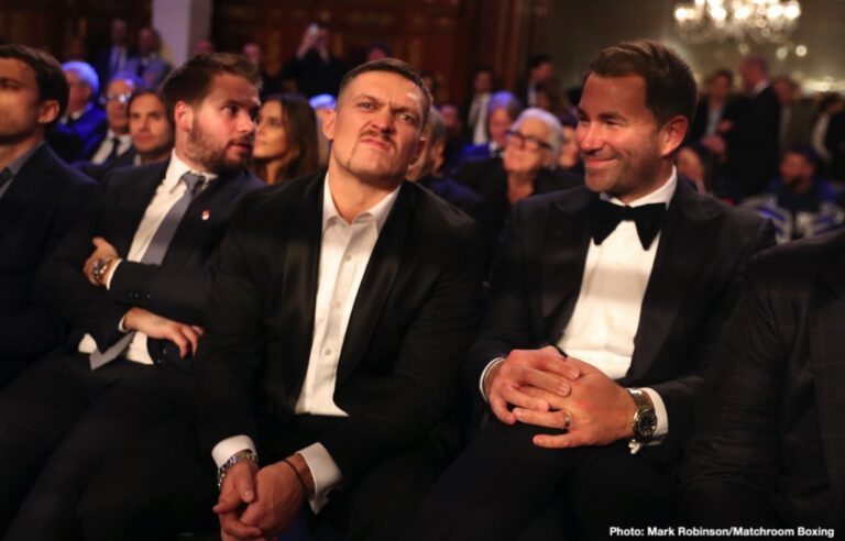 Usyk doesn’t like being hit around the middle, but Dubois doesn’t like getting hit at all!