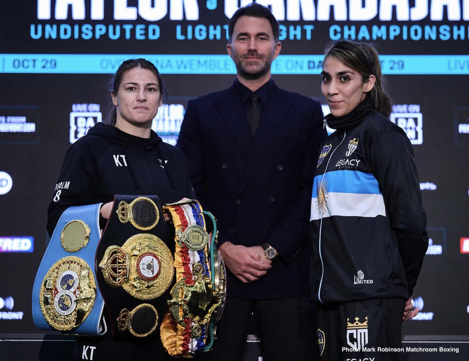 WATCH LIVE: Katie Taylor vs Carabajal Weigh In