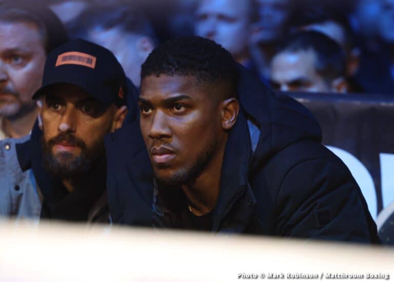 Anthony Joshua: “2023 Is Fury Or Wilder – Or Potentially Both”