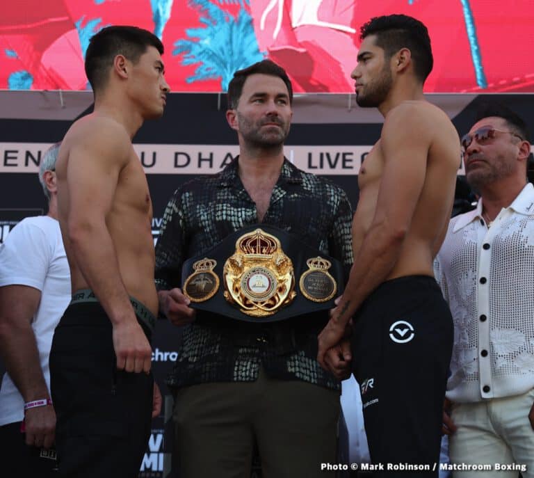 Dmitry Bivol - Zurdo Ramirez - final face-off & weigh-in results