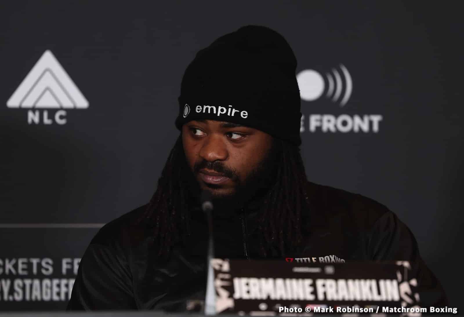Jermaine Franklin believes he'll KO Dillian Whyte with any punch