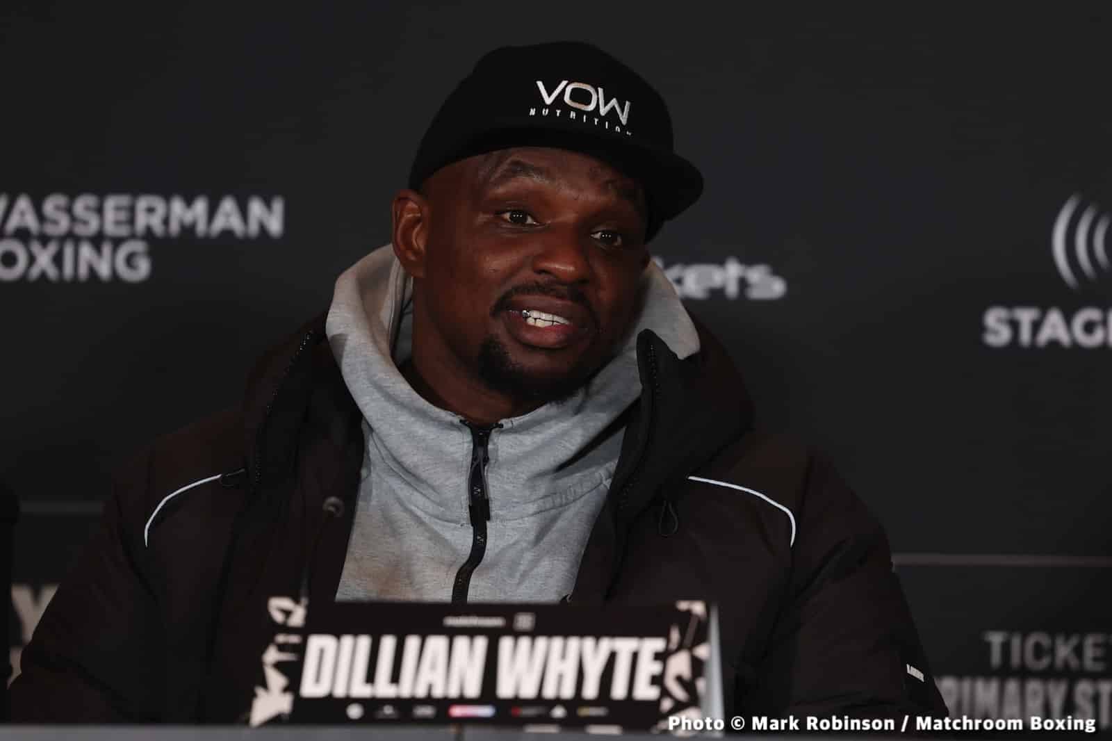 Whyte vs Franklin DAZN Weigh In Results