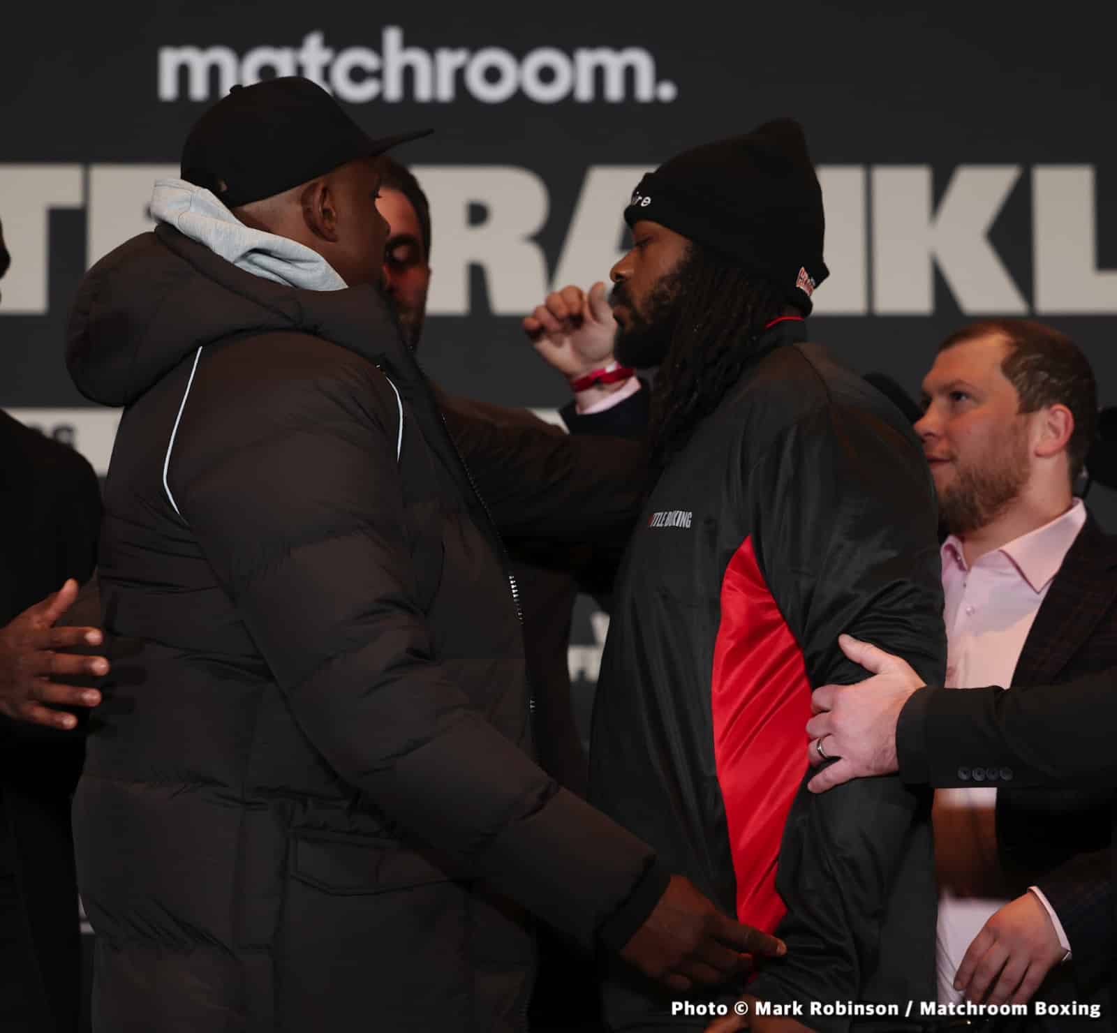 Whyte vs Franklin DAZN Weigh In Results
