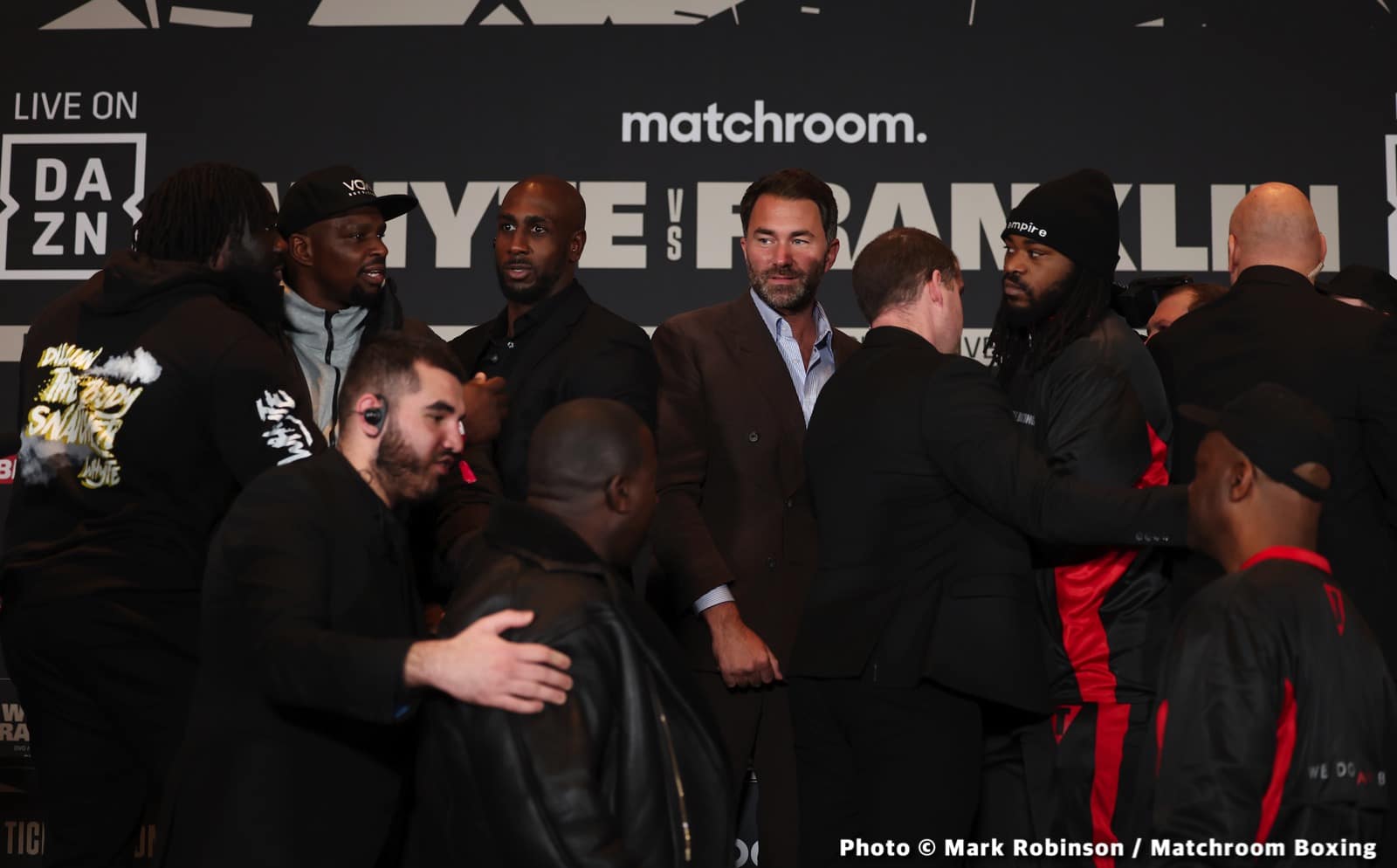 Whyte vs Franklin DAZN Weigh In Results