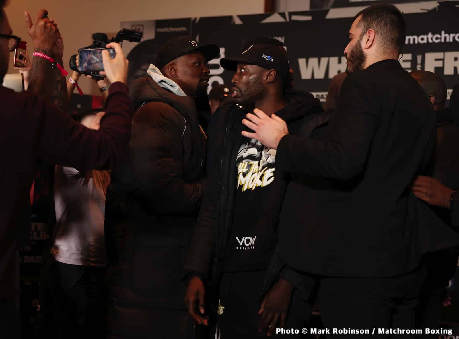 Whyte vs Franklin DAZN Weigh In Results