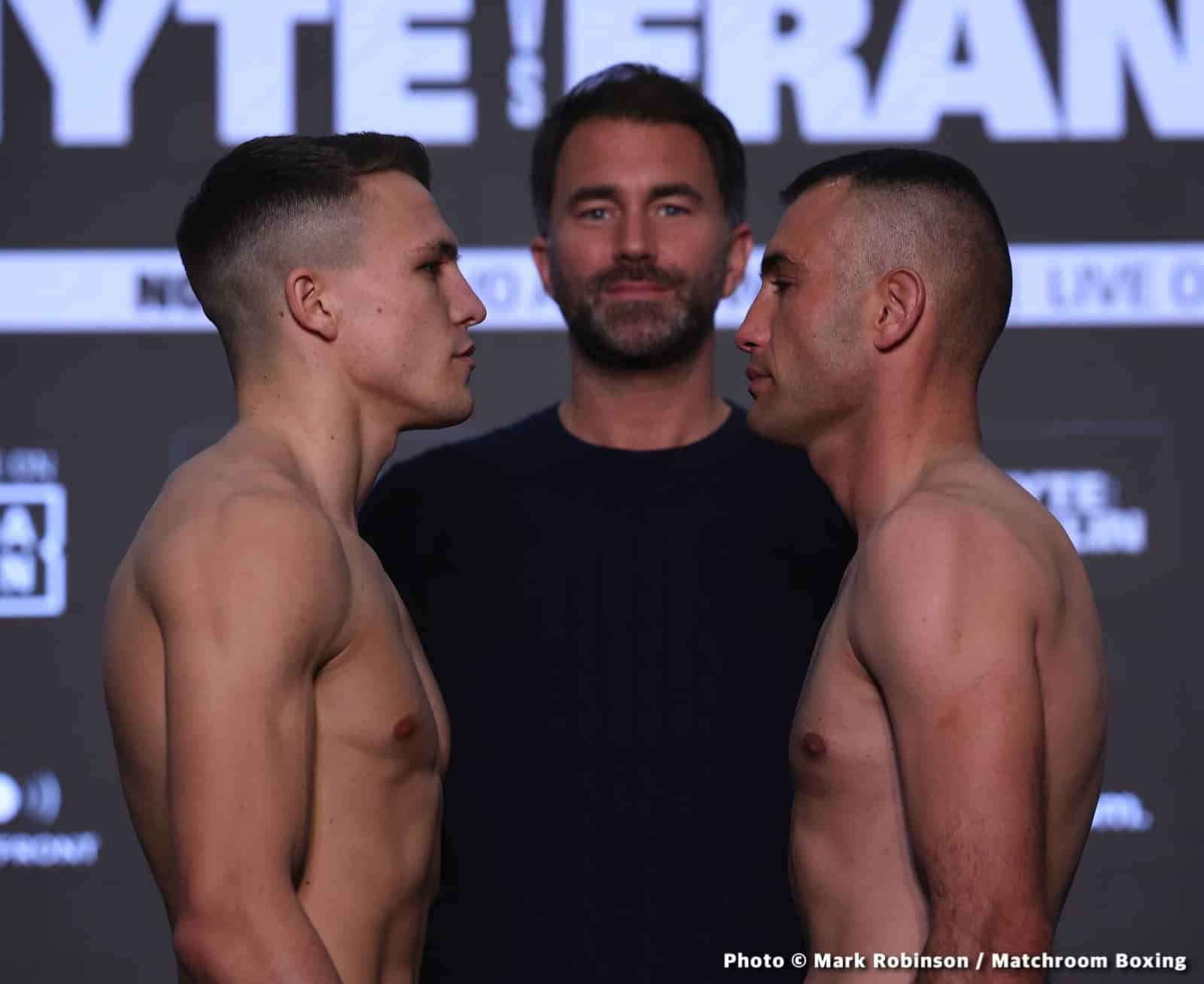 Whyte vs Franklin DAZN Weigh In Results
