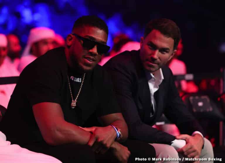 Anthony Joshua making a good pick with Derrick James as new coach says Chris Algieri