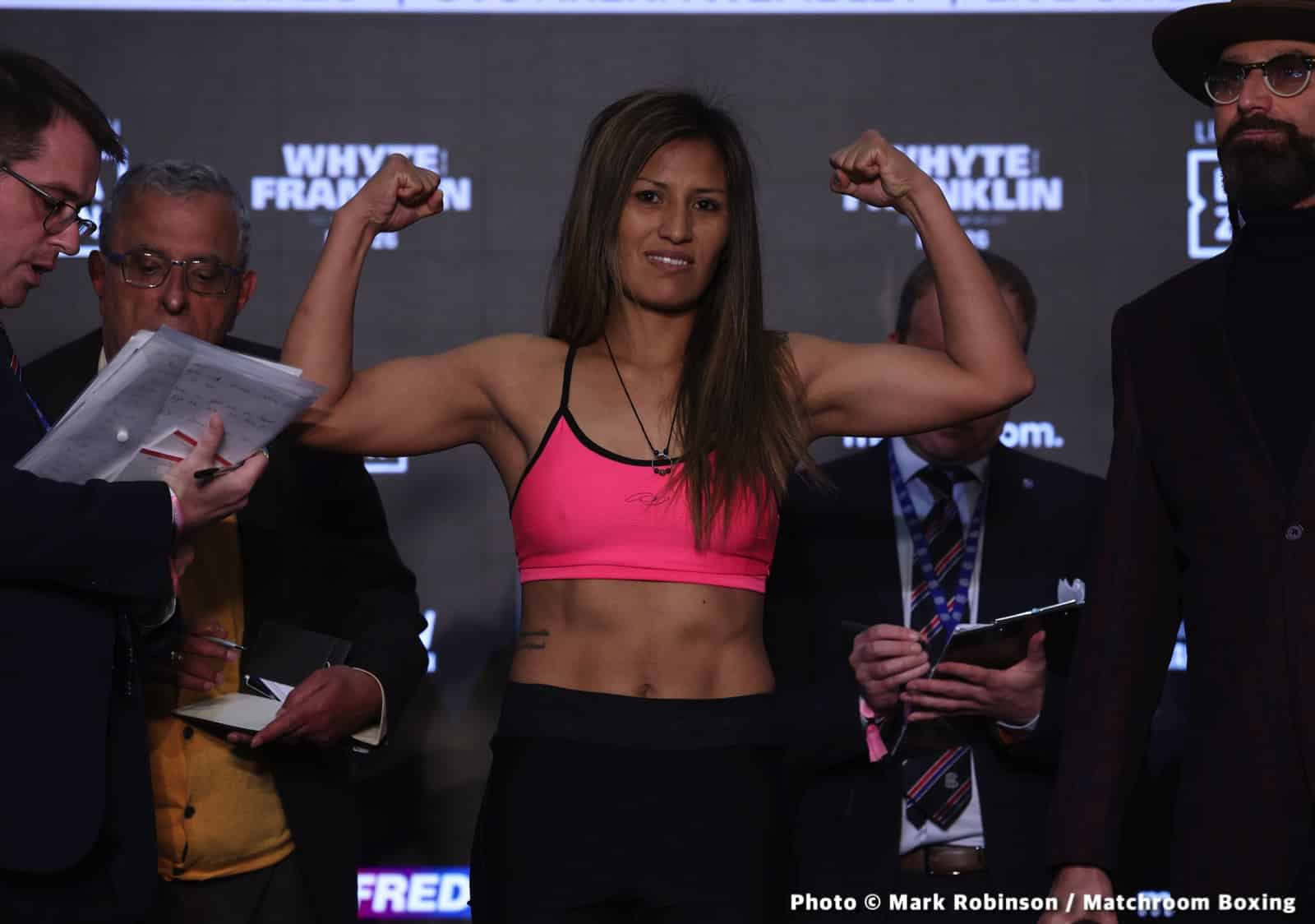 Whyte vs Franklin DAZN Weigh In Results