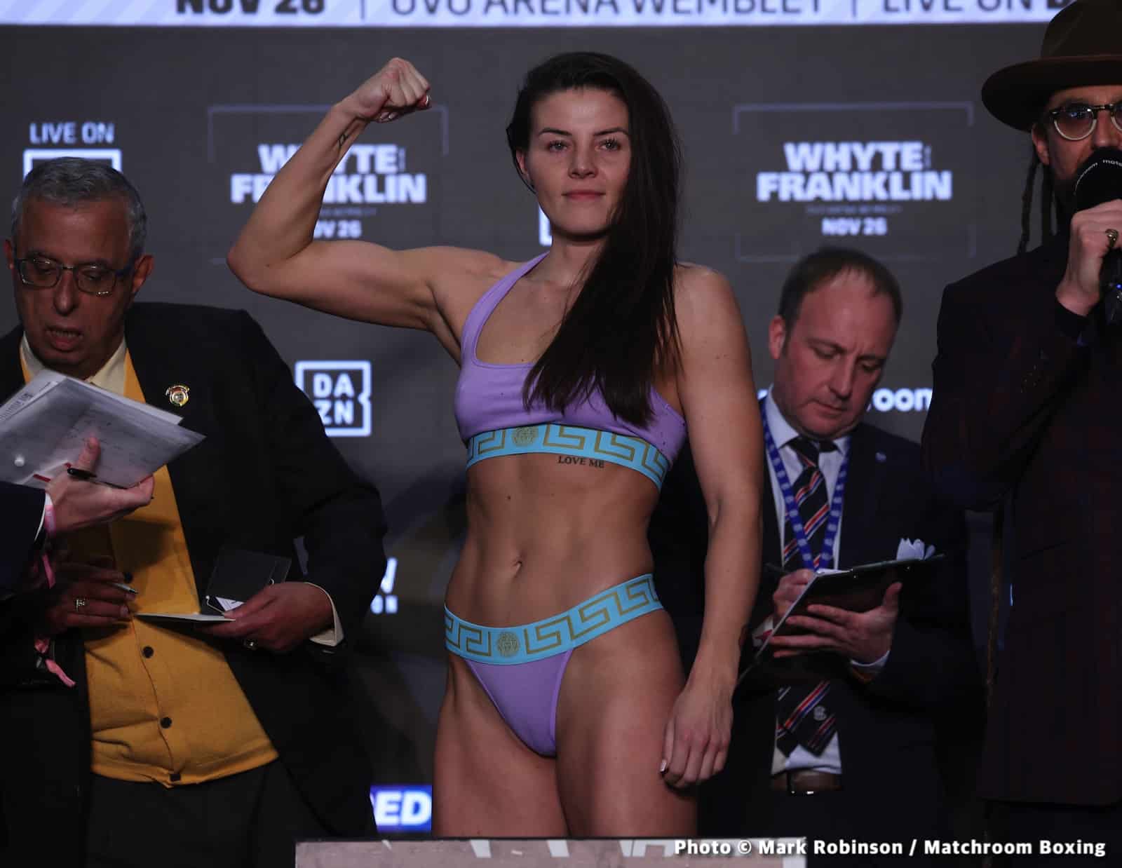 Whyte vs Franklin DAZN Weigh In Results