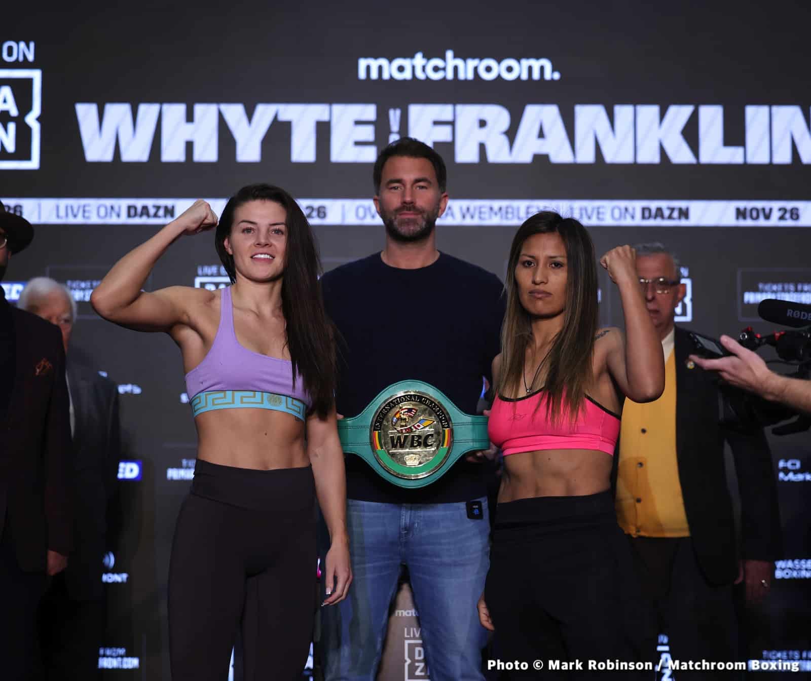 Whyte vs Franklin DAZN Weigh In Results