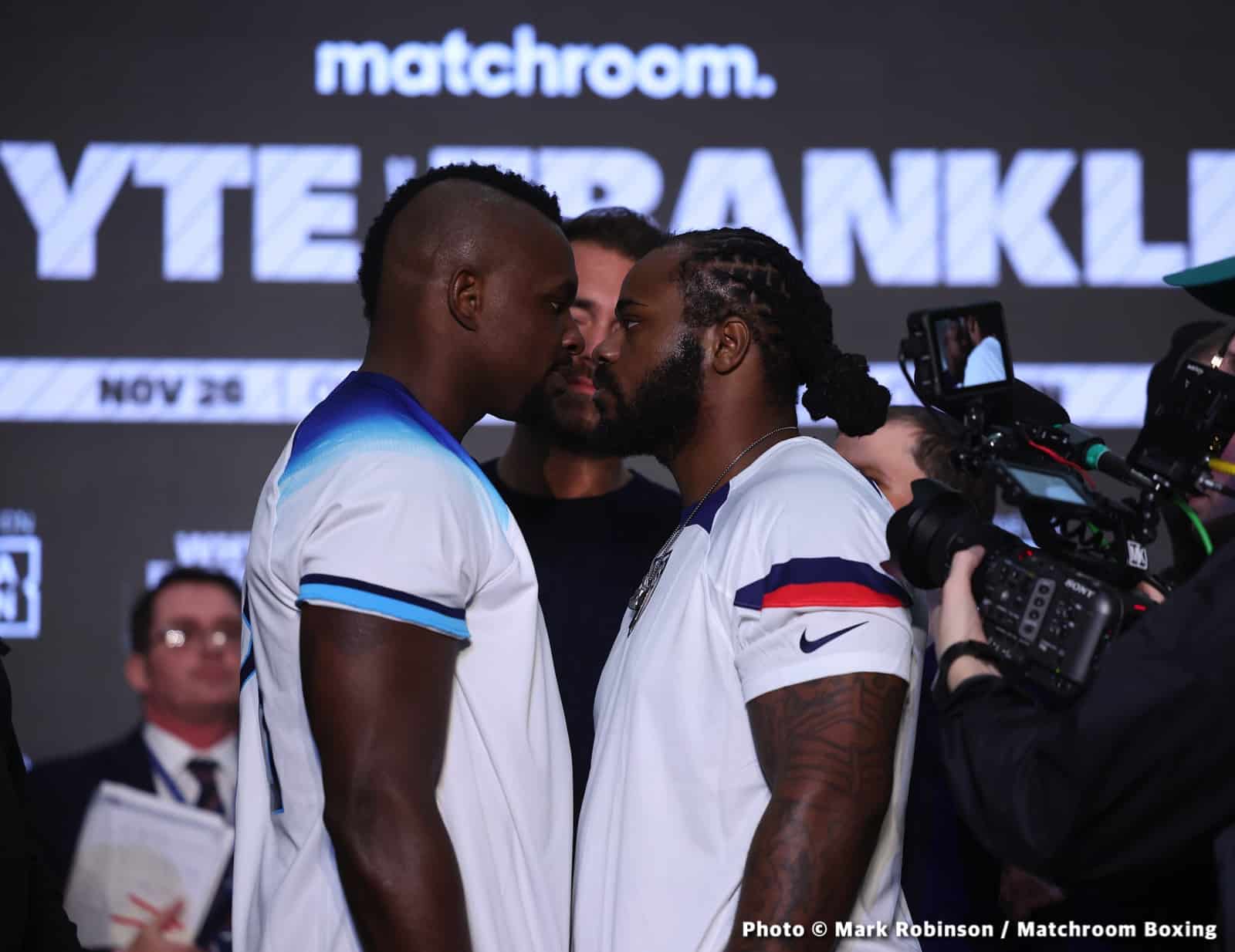 Whyte vs Franklin DAZN Weigh In Results