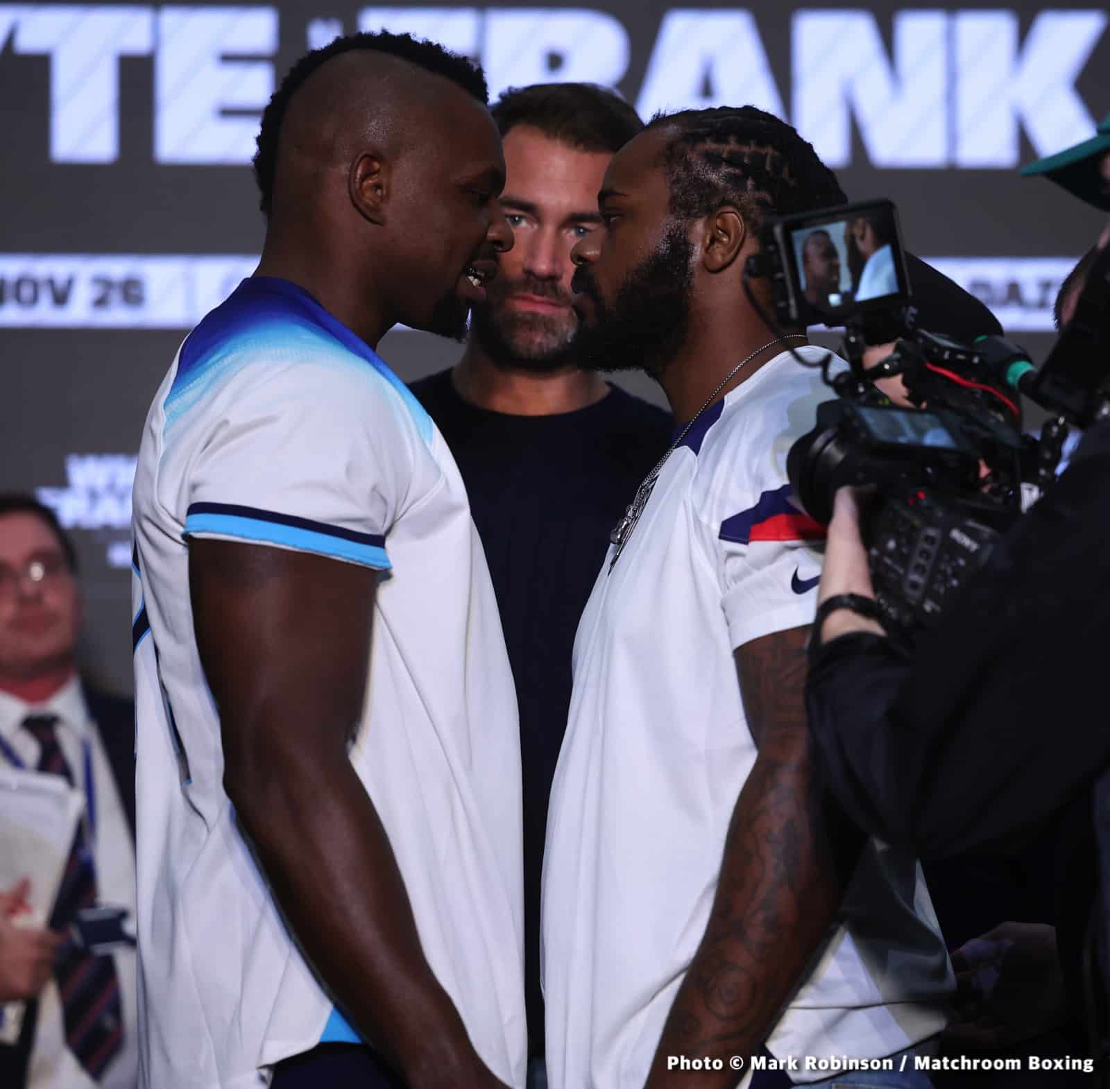 Dillian Whyte vs. Jermaine Franklin - weights for Saturday on DAZN