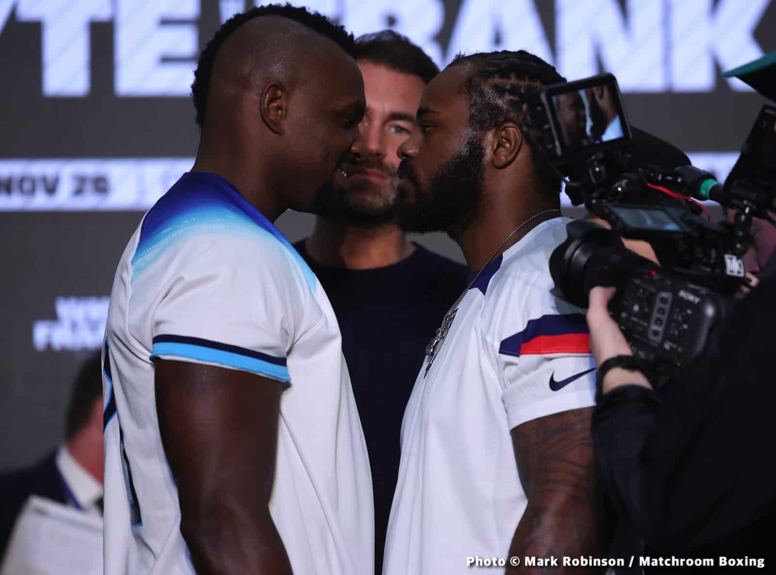 Whyte vs Franklin DAZN Weigh In Results