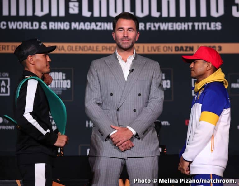 Estrada looks confident for Chocolatito trilogy says Eddie Hearn