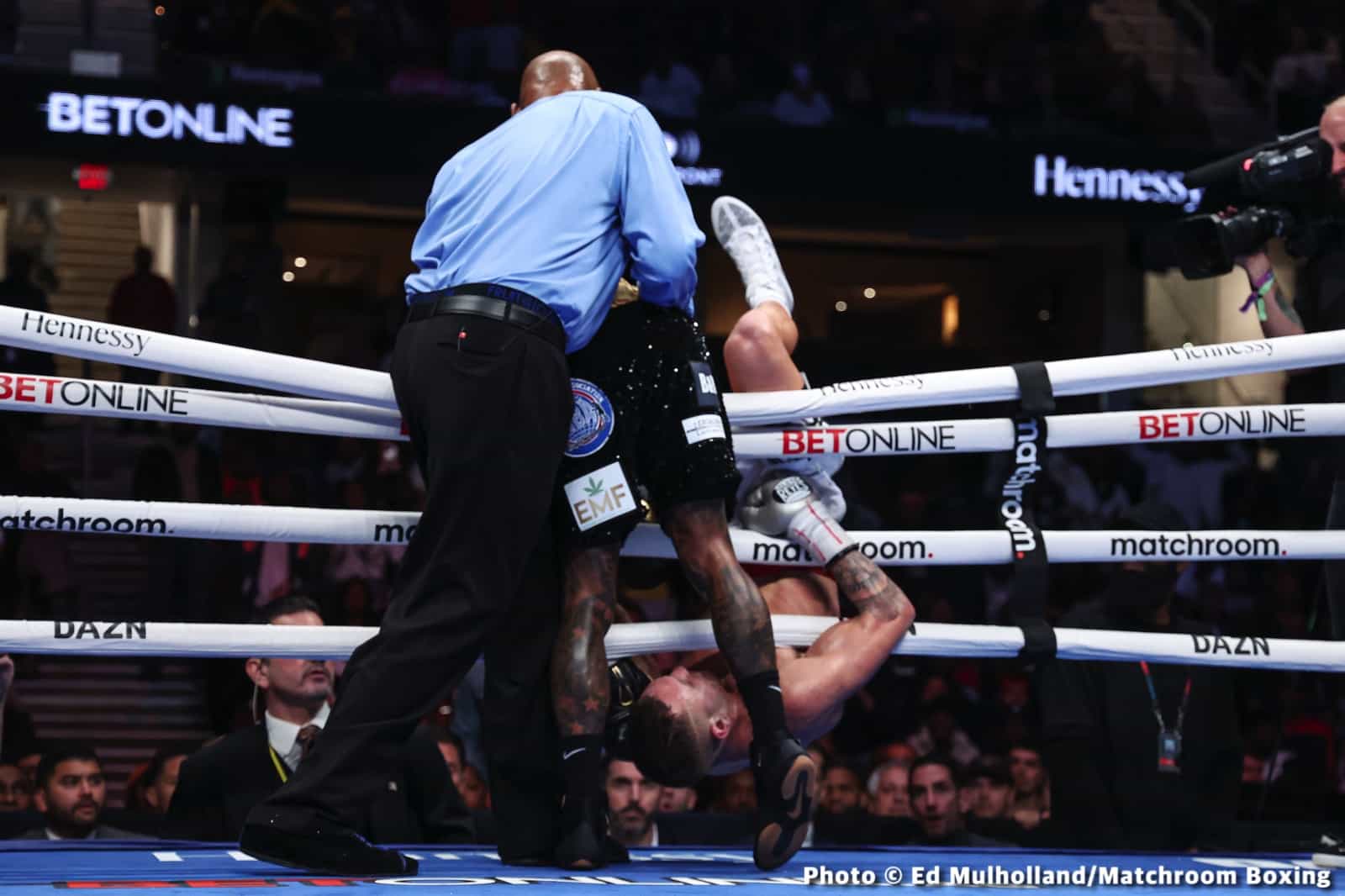 Montana Love throws Steve Spark out of ring, gets disqualified