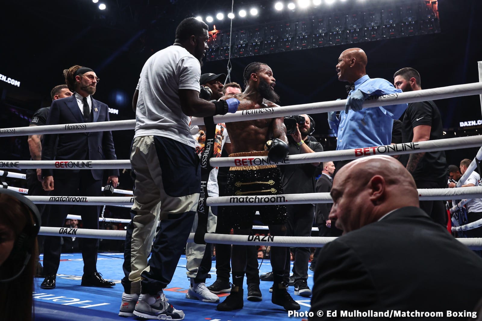 Montana Love throws Steve Spark out of ring, gets disqualified