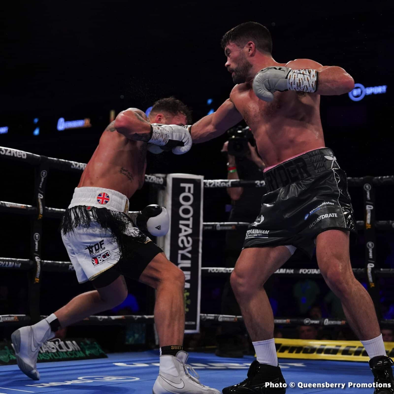 John Ryder beats Zach Parker - Boxing Results