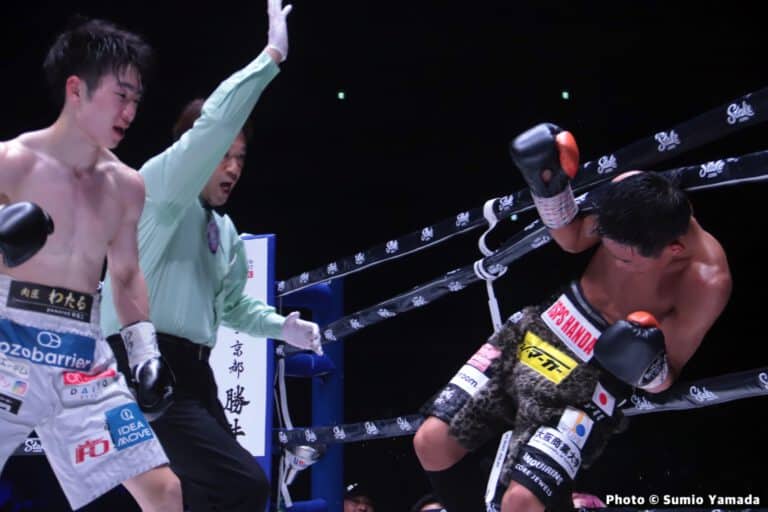 Kenshiro Teraji Stops Hiroto Kyoguchi To Unify WBC/WBA Light-Flyweight Titles