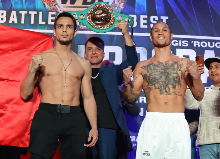 Regis Prograis vs. Jose Zepeda - weights for Saturday in Carson, CA