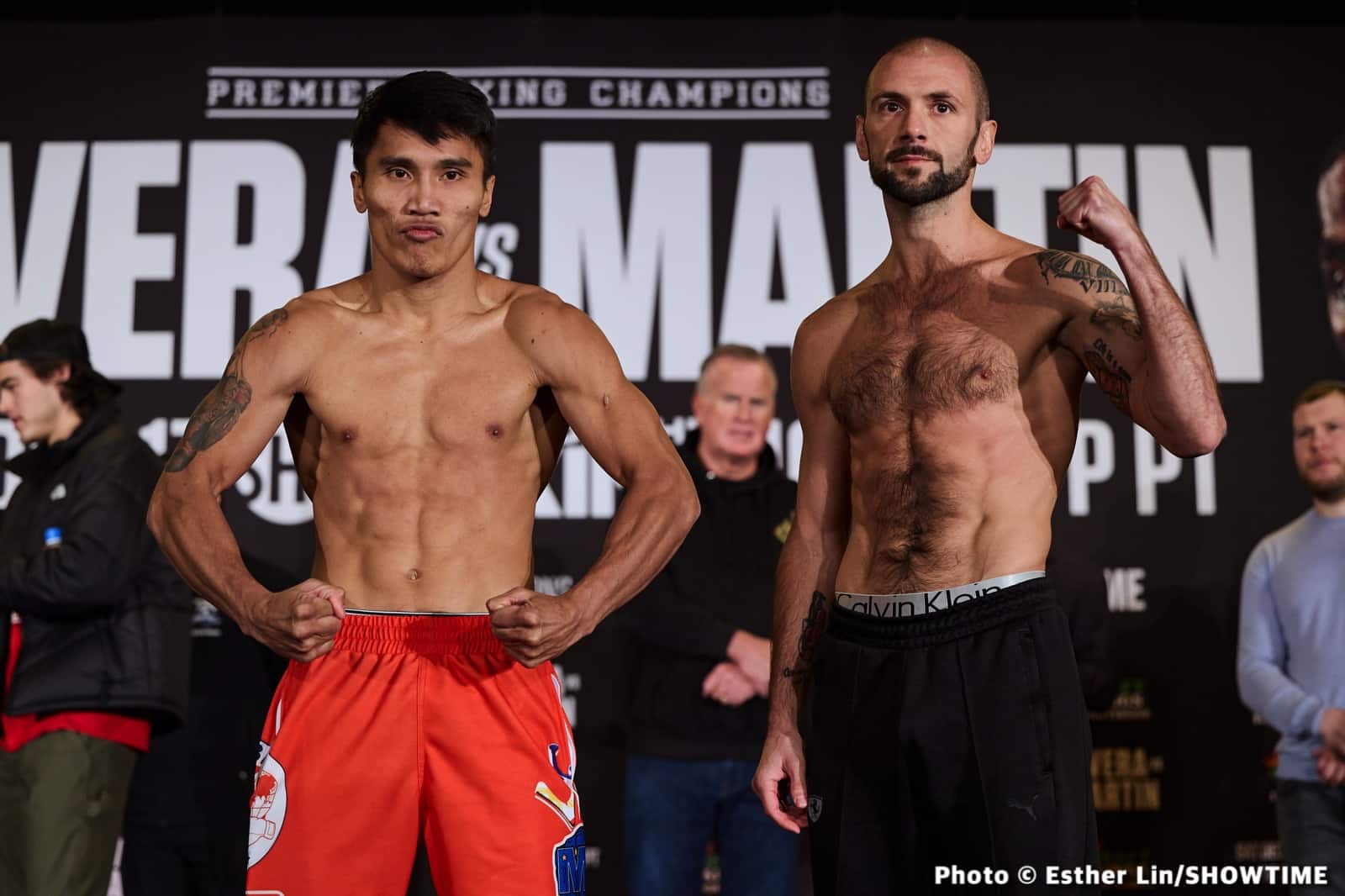 Michel Rivera vs. Frank Martin - weights for Saturday on Showtime
