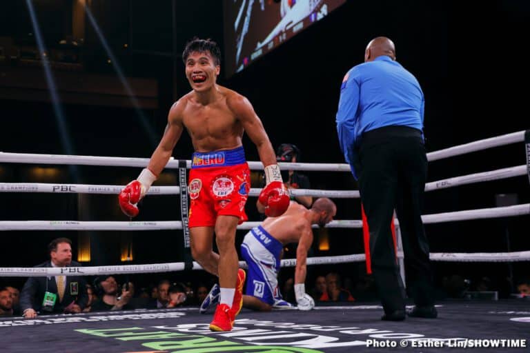 Vincent Astrolabio Keeps KO Promise To Manny Pacquiao In Halting Potapov