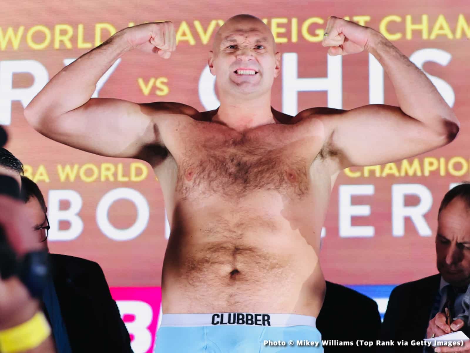 Tyson Fury vs. Derek Chisora 3 - weights for Saturday in London