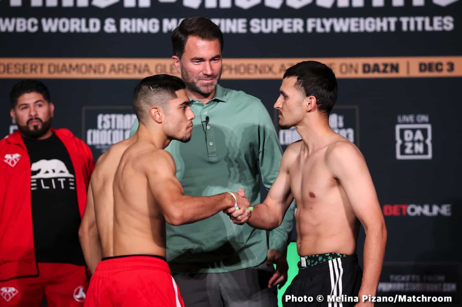 Juan Francisco Estrada vs. Roman Gonzalez - weights for Saturday live on DAZN