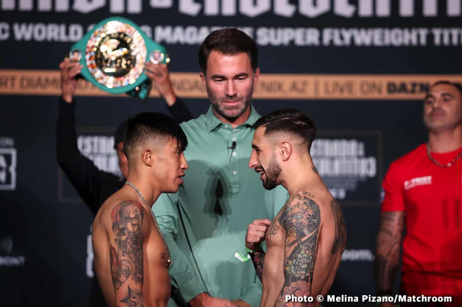 Juan Francisco Estrada vs. Roman Gonzalez - weights for Saturday live on DAZN