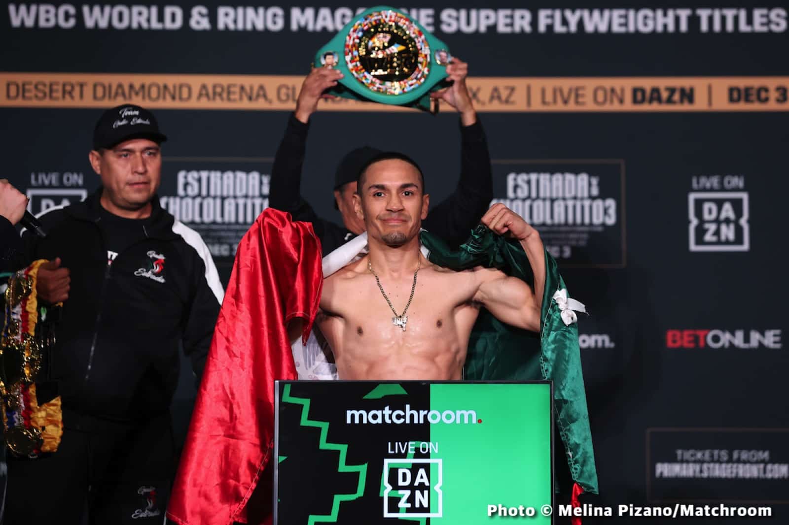 Juan Francisco Estrada vs. Roman Gonzalez - weights for Saturday live on DAZN