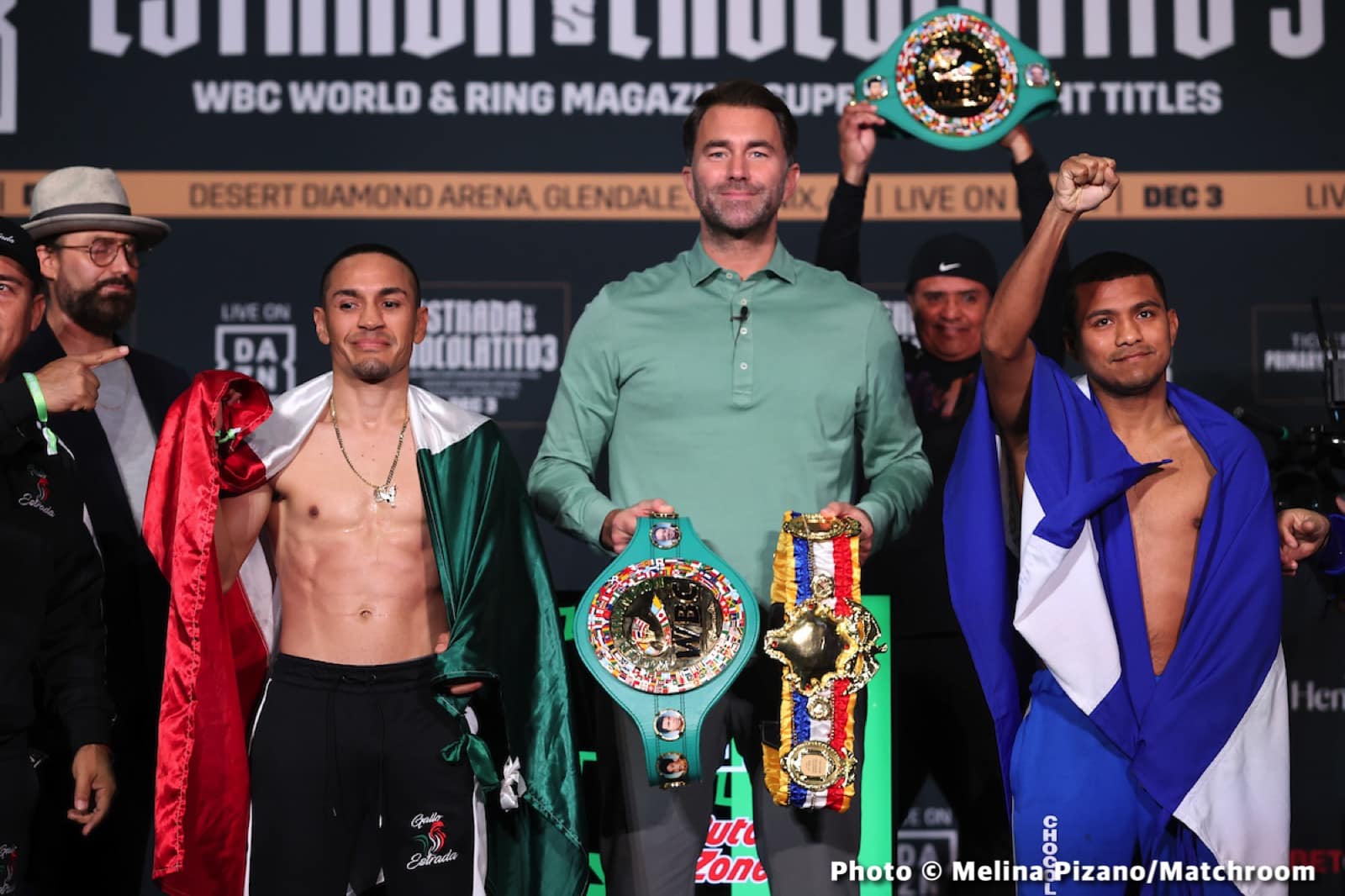 Juan Francisco Estrada vs. Roman Gonzalez - weights for Saturday live on DAZN