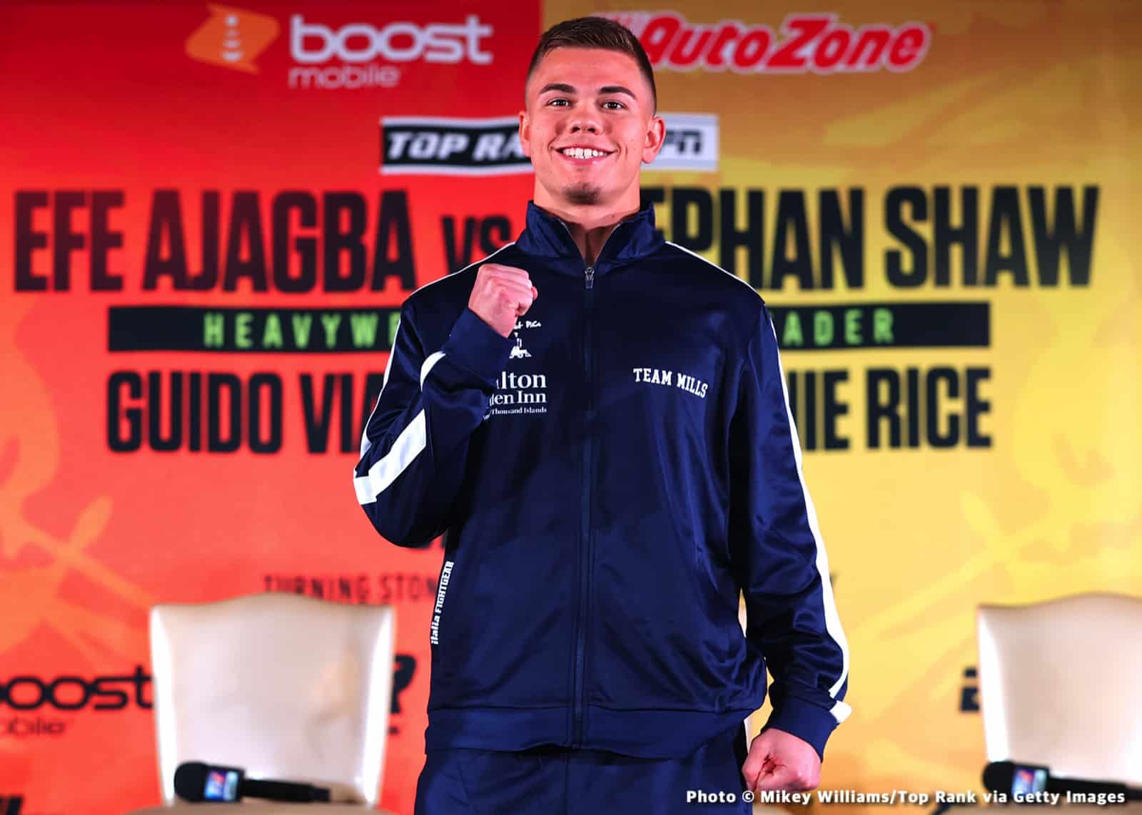 Photos: Efe Ajagba defeats Stephan Shaw