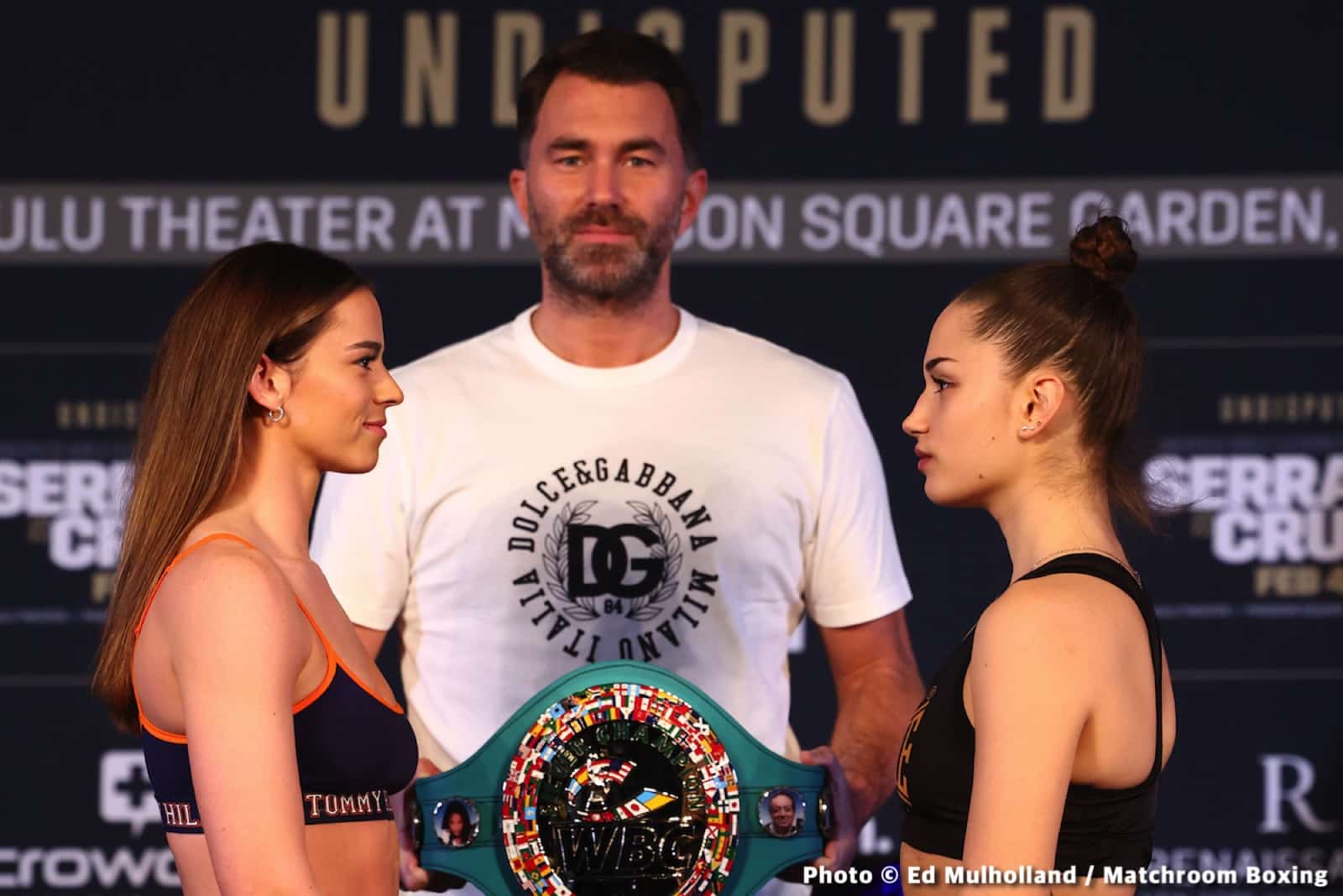 Serrano vs Cruz Official DAZN Weights & Photos