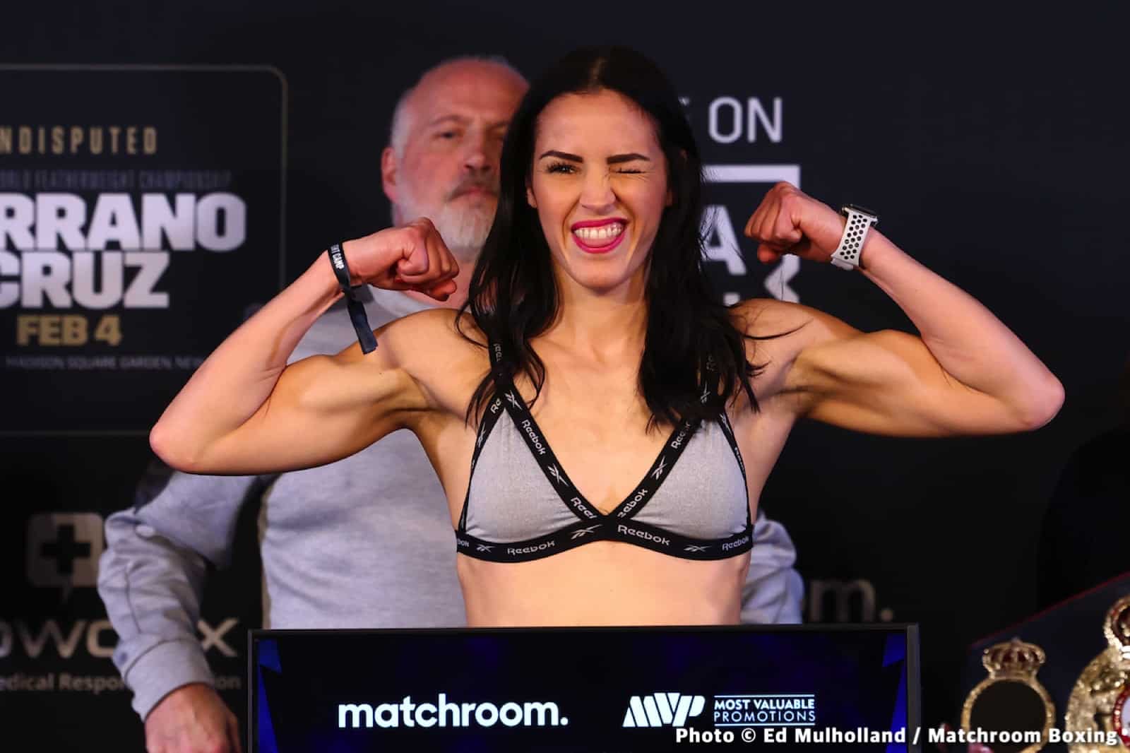 Serrano vs Cruz Official DAZN Weights & Photos
