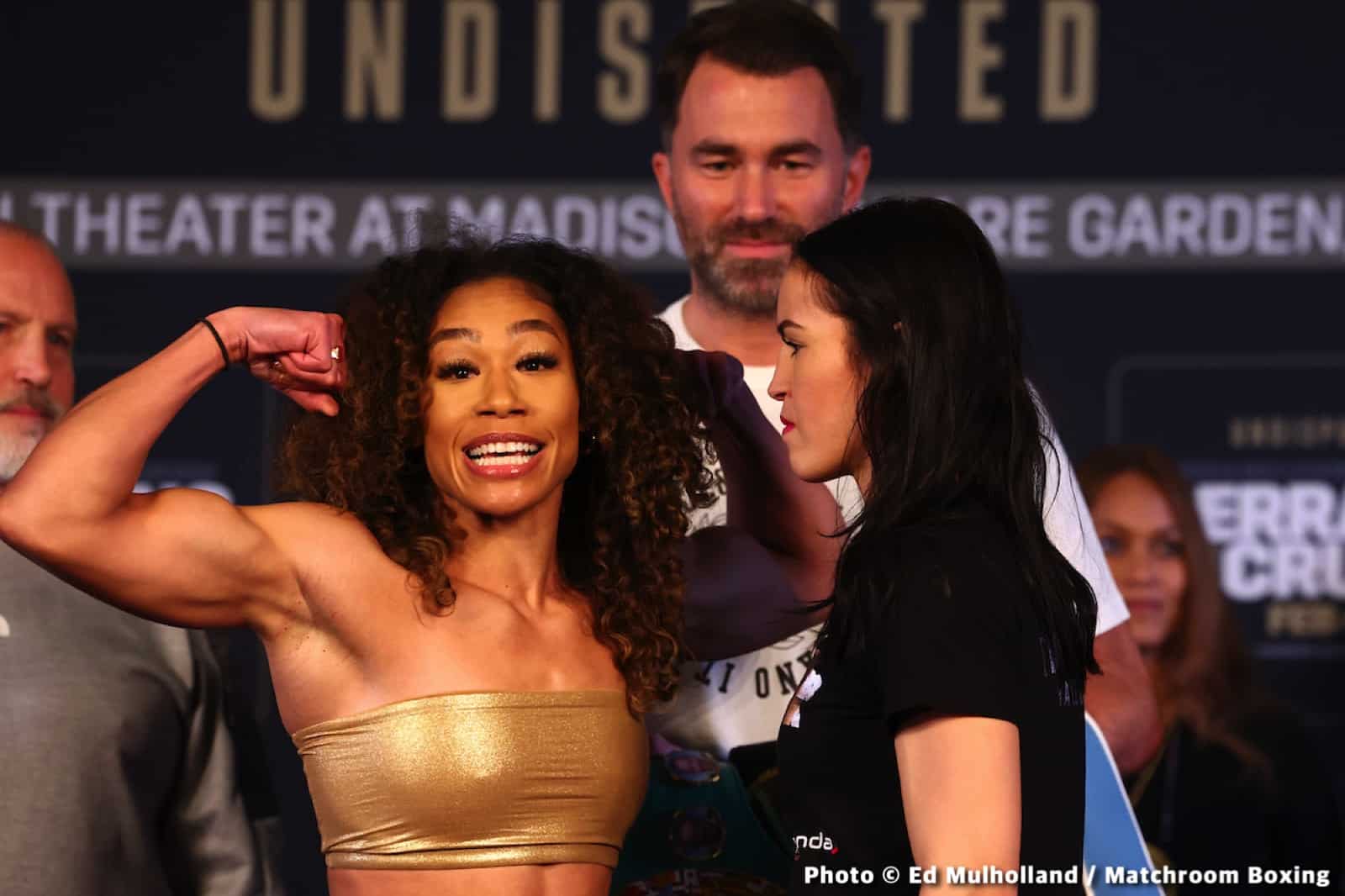 Serrano vs Cruz Official DAZN Weights & Photos