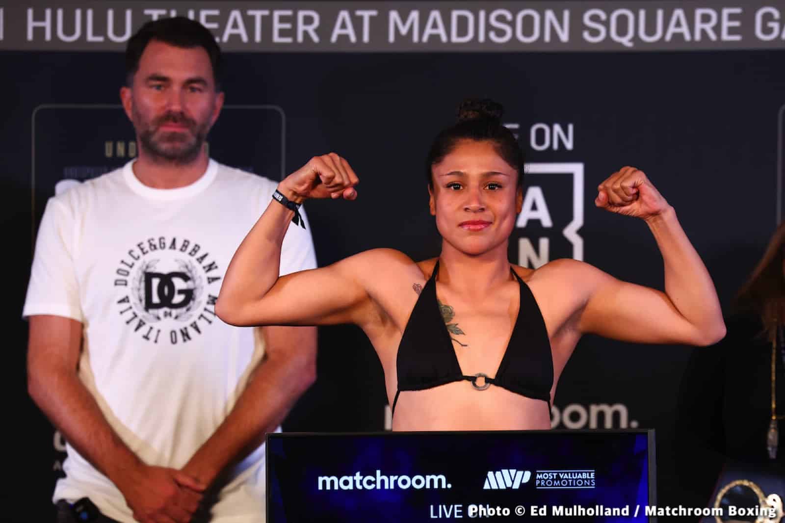 Serrano vs Cruz Official DAZN Weights & Photos
