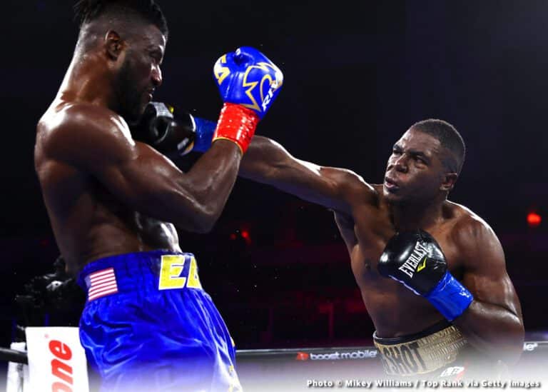 Photos: Efe Ajagba defeats Stephan Shaw