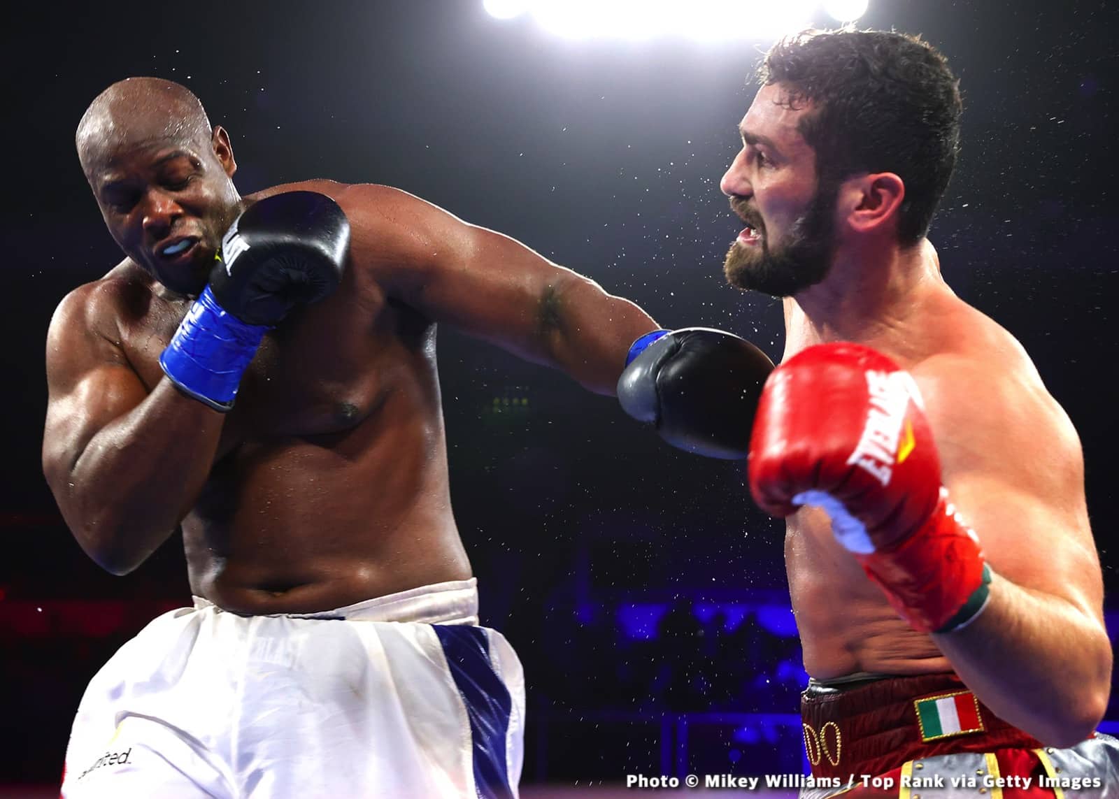 Photos: Efe Ajagba defeats Stephan Shaw