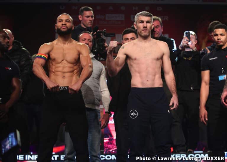 Eubank Jr v Smith, Parker vs Massey Official DAZN / Sky Sports Weights